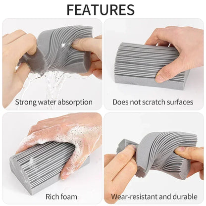 Sponge Magic Dust Eating Sponge Cleaning Duster Sponges Reusable Eraser Brush Blinds Kitchen Window Cleaning Tools
