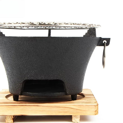 Cast iron oven, fireplace, charcoal and alcohol stove, Korean Japanese style barbecue, family garden, outdoor camping restaurant