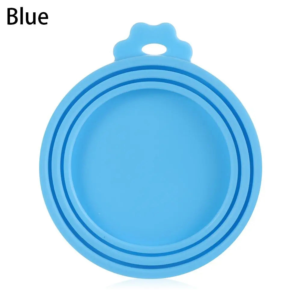 3 In 1 Silicone Canned Lid Reusable Food Tin Cover Keep Fresh Kitchen Organization Pet Supplies