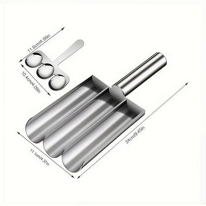 Non-Stick Meatball Maker Set Easy Release Manual Meatball Spoon Kitchen Tool for Effortless Fish Balls Home Cooking