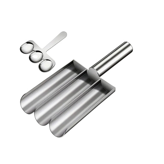 Non-Stick Meatball Maker Spoon Set – Easy-Release Manual Tool for Fish Balls & Home Cooking
