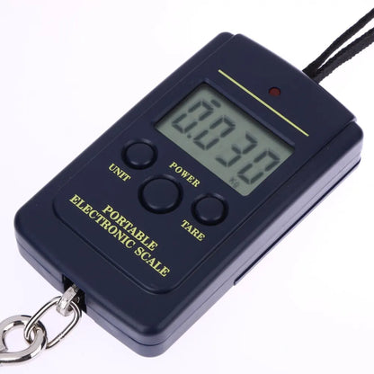 40kg Digital Electronic Hanging Scale – Portable Fishing, Luggage & Kitchen Weighing Tool