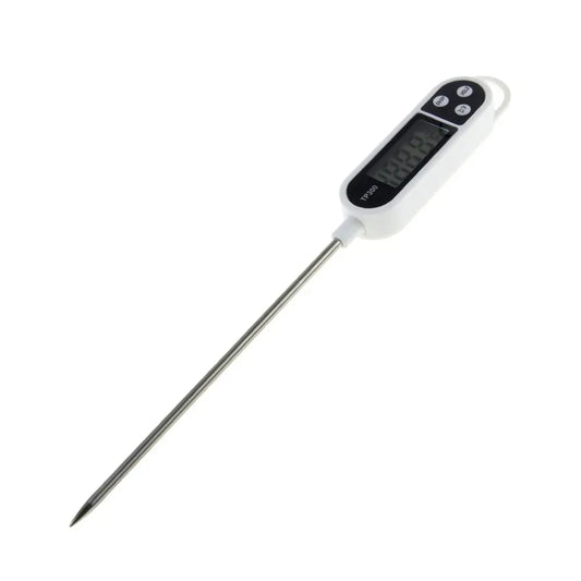 Stainless Steel Probe Digital Kitchen Thermometer – Instant-Read for Meat, BBQ, Milk, Oil & Liquids