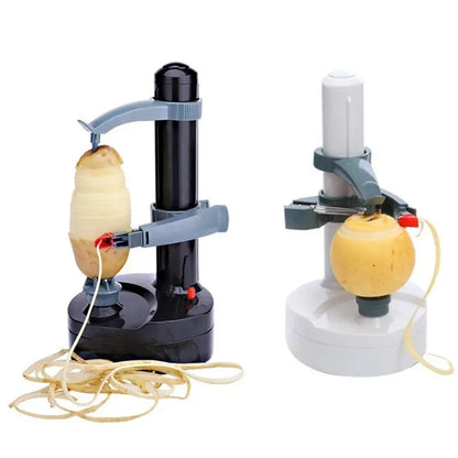 New Household Electric Peeler Multifunctional Fruit and Potato Peeler, Removable Cleaning Peeler ABS Stainless Steel Material