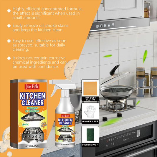 Kitchen Foam Heavy Oil Stain Cleaner Powerful Stain Remover Lemon Light Fragrance Ovens Home Cooktop Kitchenware Cleaning Bubble