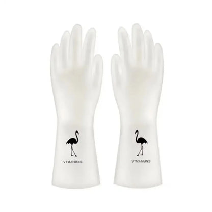 Dishwashing GlovesReusable Latex Cleaning Gloves for Housework Kitchen Bathroom Durable Clean Wear-Resistant Waterproof Gloves R