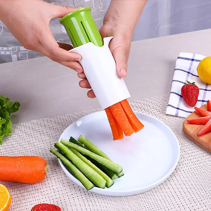 Stainless Steel Vegetable Strip Cutter – Julienne Tool for Carrots & Cucumbers - Kitchenley