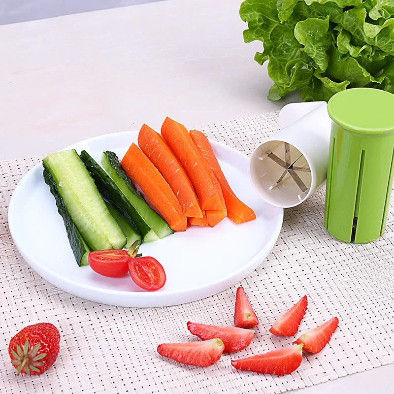 Stainless Steel Vegetable Strip Cutter – Julienne Tool for Carrots & Cucumbers - Kitchenley