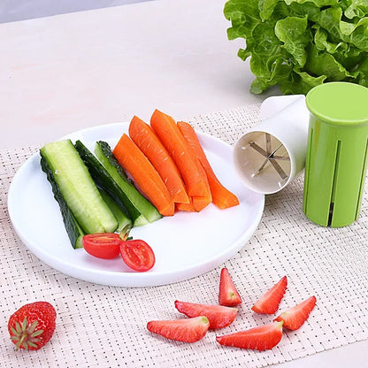 Stainless Steel Vegetable Strip Cutter – Julienne Tool for Carrots & Cucumbers - Kitchenley
